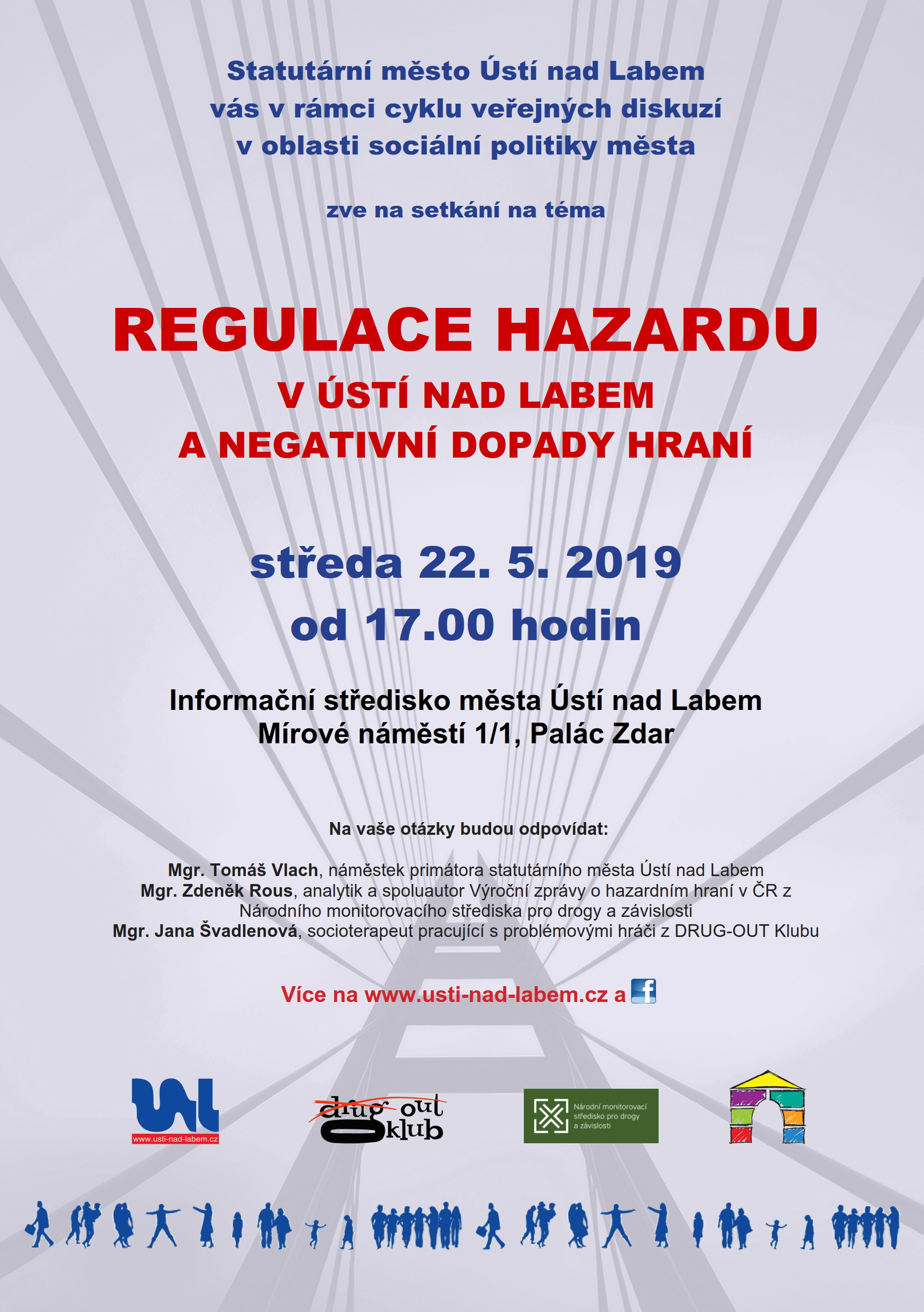 Pozvánka na veřejnou diskusi na téma Regulace hazardu v Ústí nad Labem