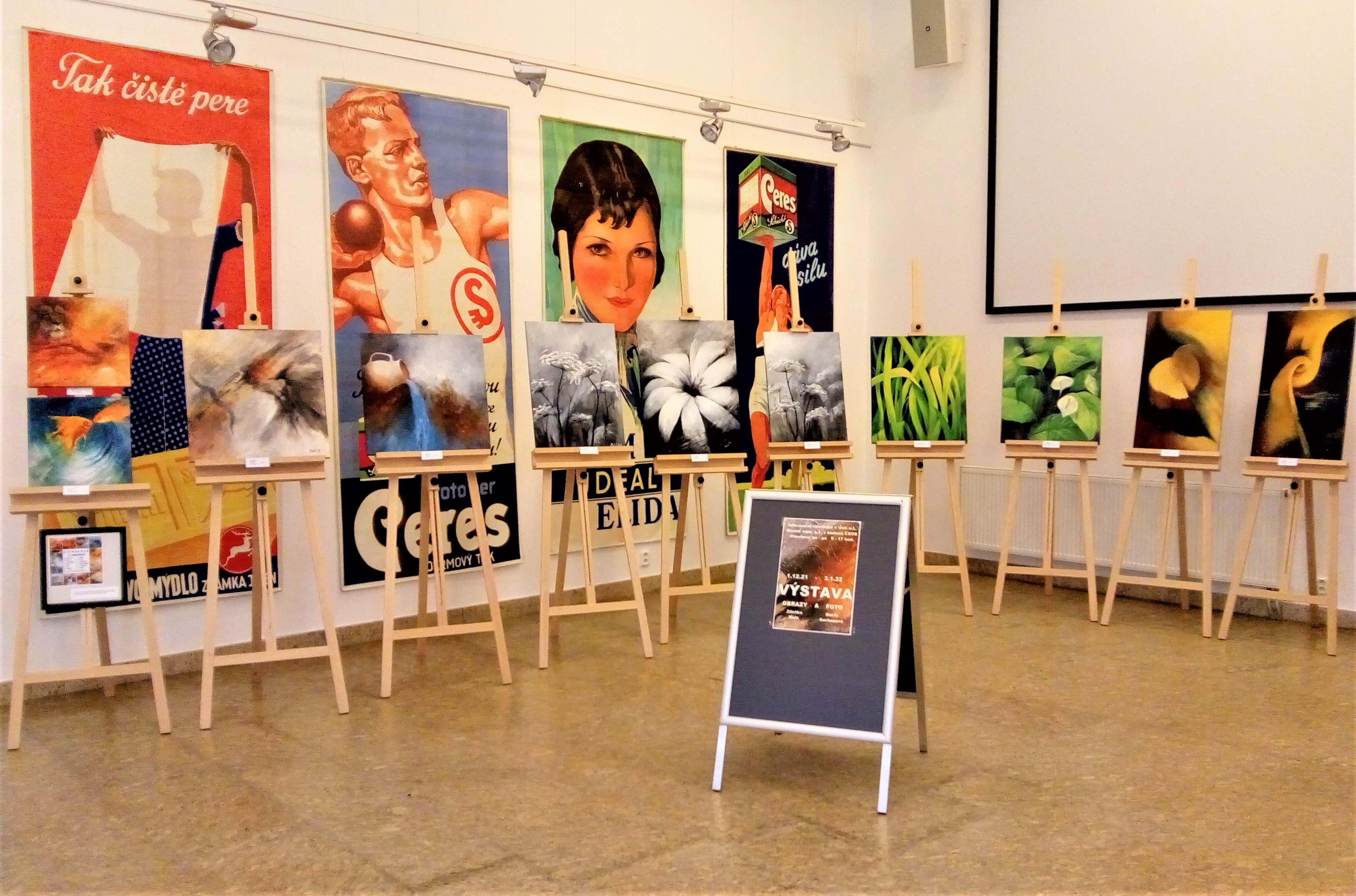 Ukázka výstavy na galerii 3, březen 2020