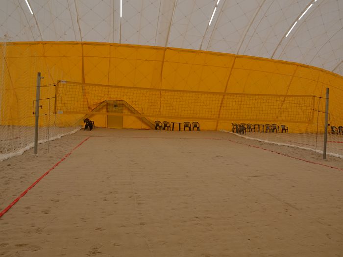 Otevření haly na plážový volejbal