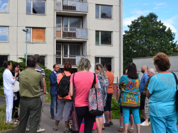 Občané debatovali s představiteli města o rekonstrukci ubytovny Čelakovského
