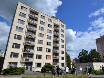Práce na bývalé ubytovně Čelakovského pokračují