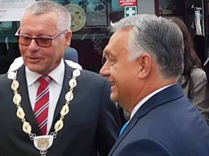 Maďarský premiér Orbán na návštěvě v Ústí nad Labem