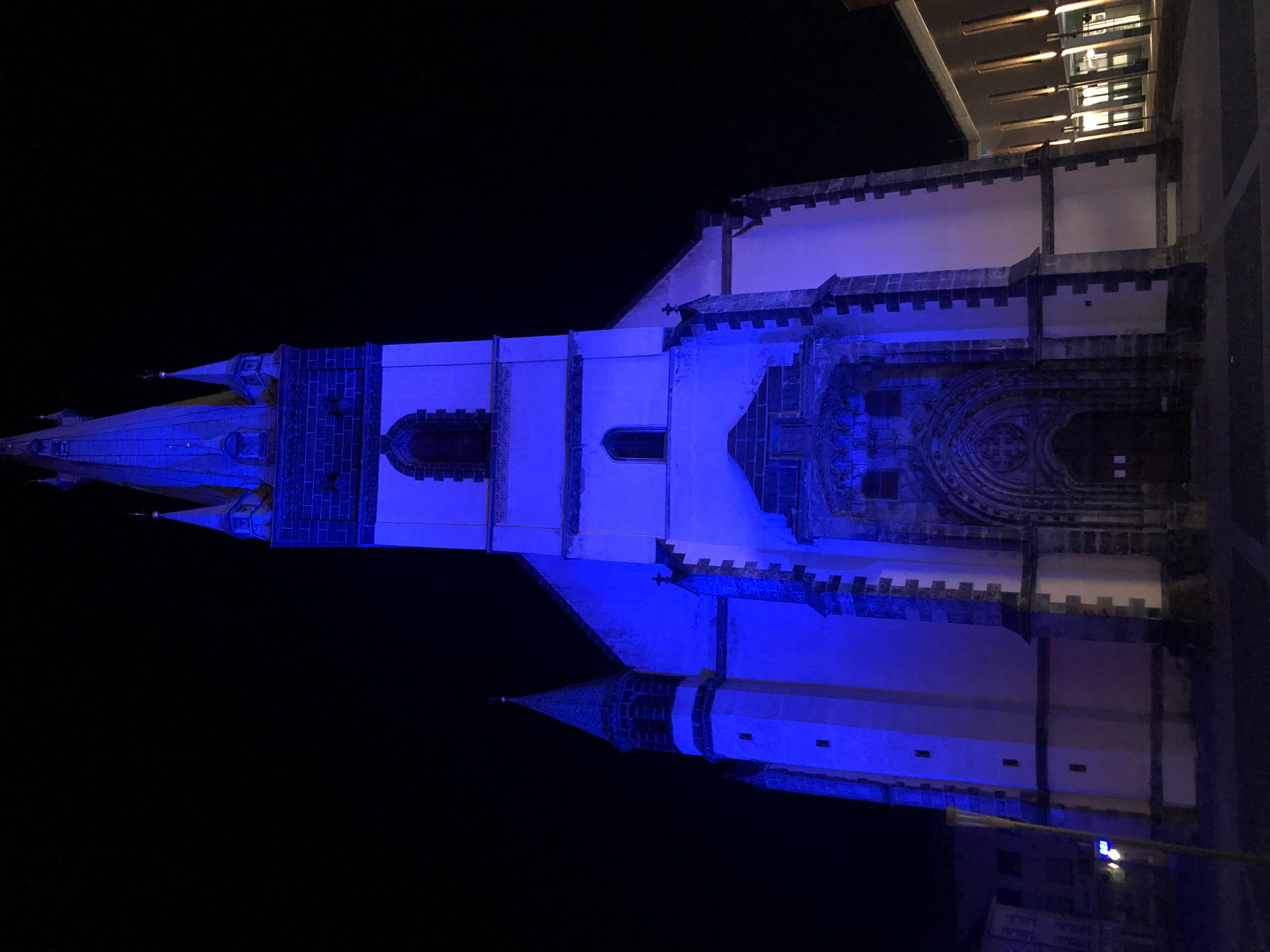 Modrý kostel na Kostelním náměstí