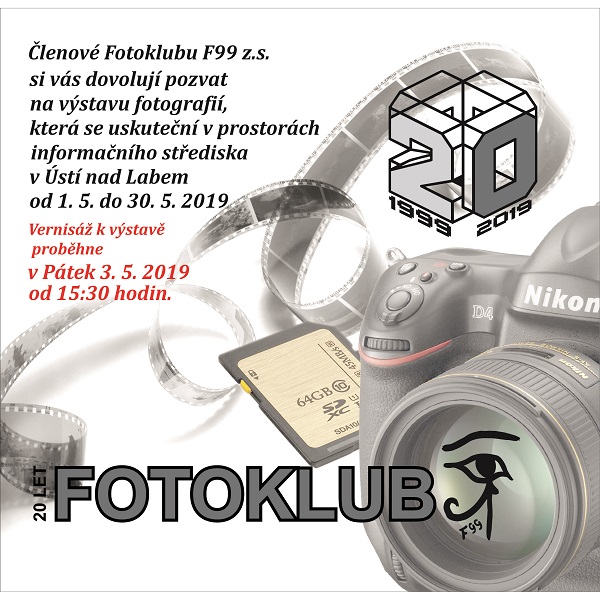 Plakát k výstavě Fotoklubu F99
