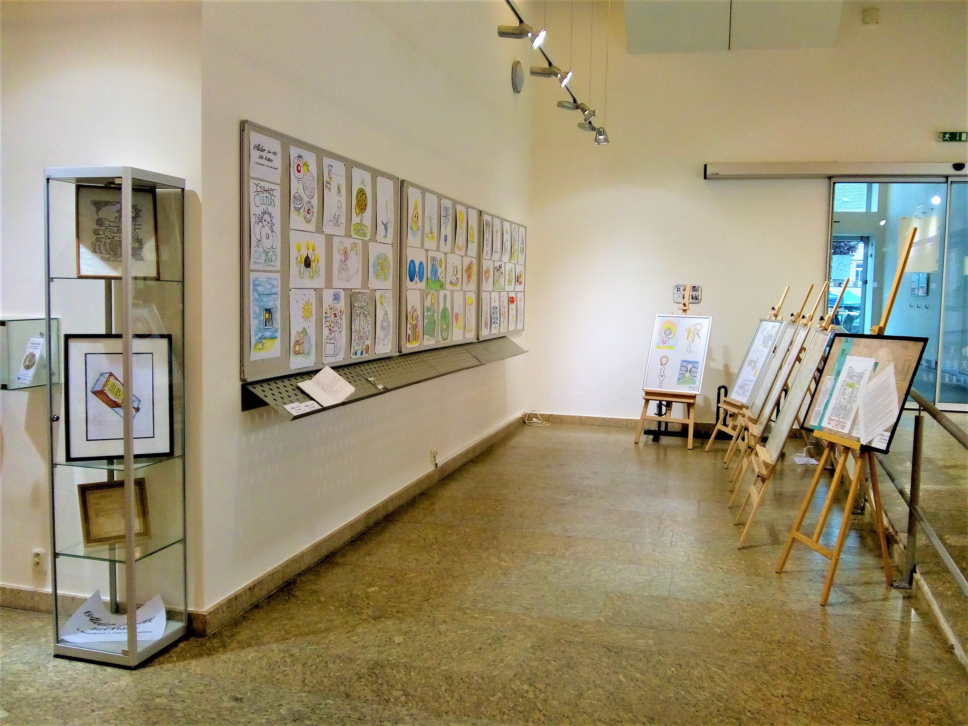 Ukázka výstavy na galerii 2, březen 2020